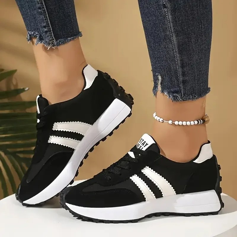 Running Shoes Women - デザイナースニーカー女性スポーツシューズスニーカー厚底カジュアルファッショナブルなスニーカー軽量ソフトボトムランニングシューズ新