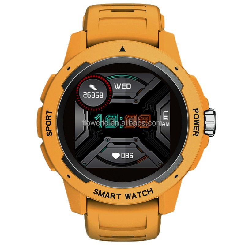 Running Watch - 50m防水IP68タクティカルスポーツスマートウォッチ、アウトドアランニングダイビングeスポーツアドベンチャーフィットネス腕時計