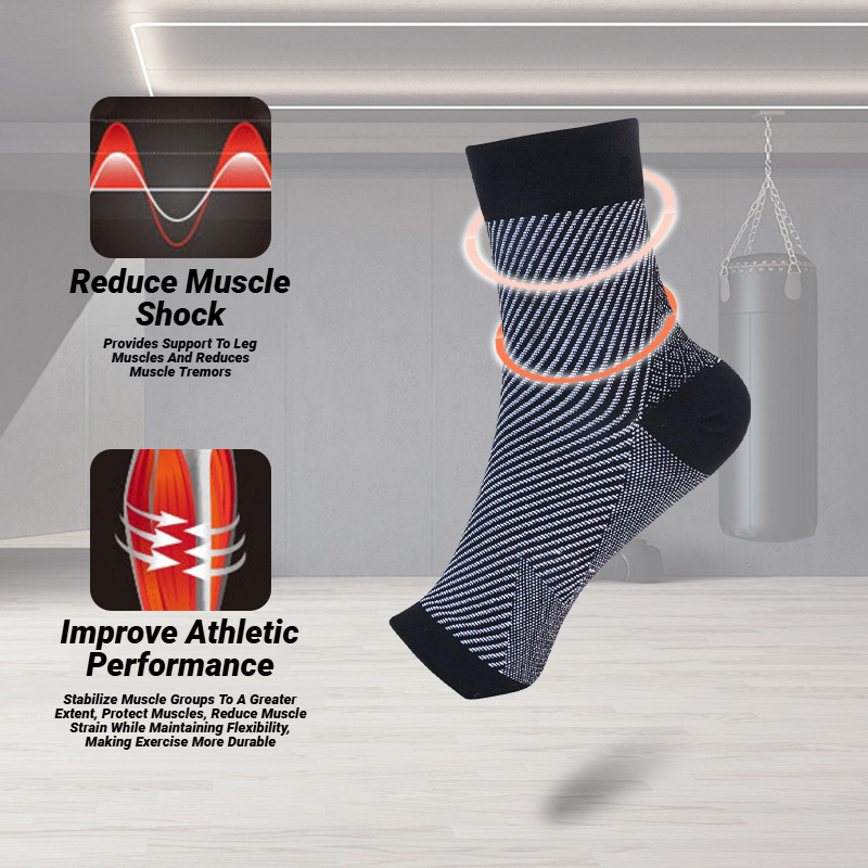スポーツ用足首サポーター、圧迫スリーブ、足底筋膜炎ソックス、 - Ankle Brace のレビューと価格