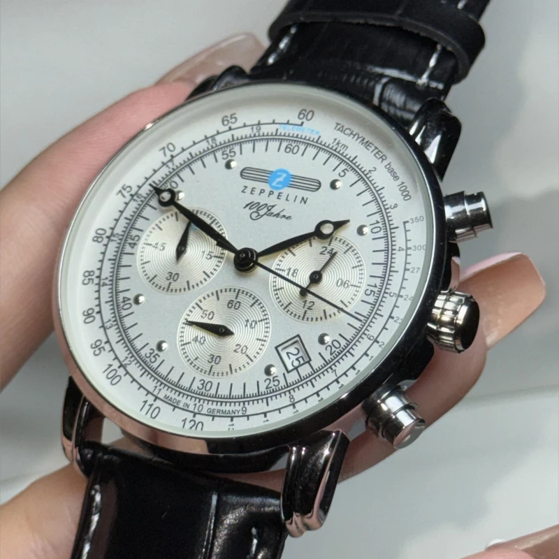 ファッション高級メンズ腕時計ツェッペリン三針秒針多機能タイミ - Running Watch のレビューと価格