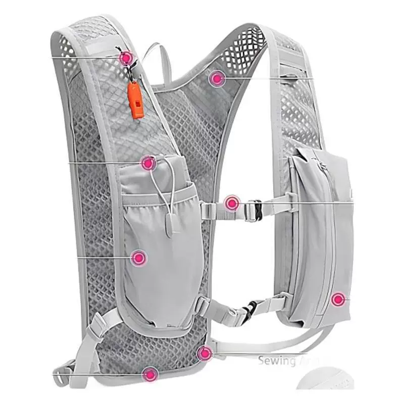 軽量速乾アウトドアランニングハイキングサイクリングマラソンハ - Hydration Vest のレビューと価格