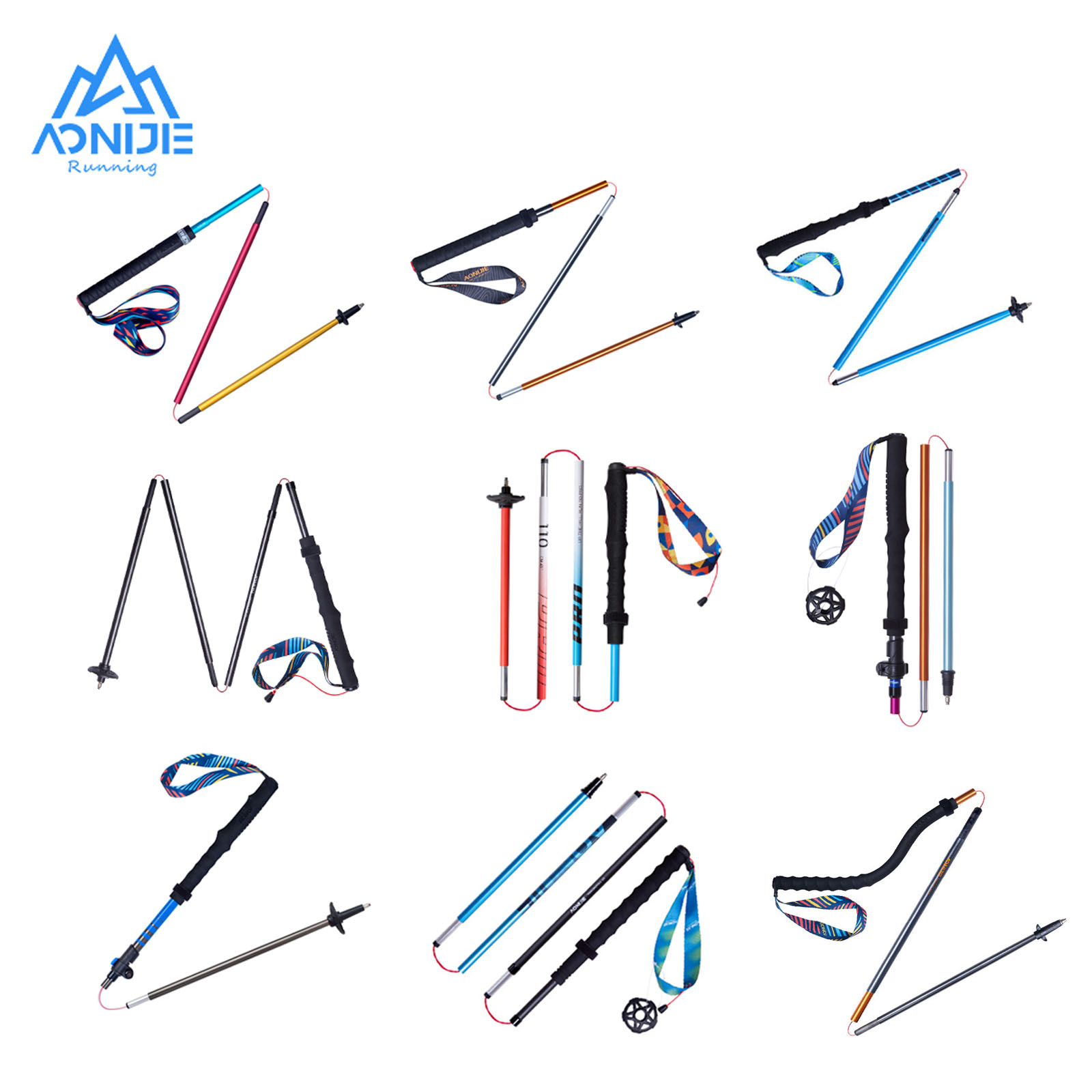 Aonijie-すべてのタイプのハイキングポール,アウトドア - Trekking Pole Carbon のレビューと価格