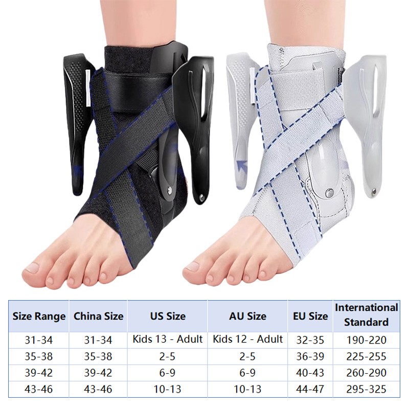 1pc足首サポートギア足首捻挫ブレース回復調整可能な足首捻挫 - Ankle Brace のレビューと価格