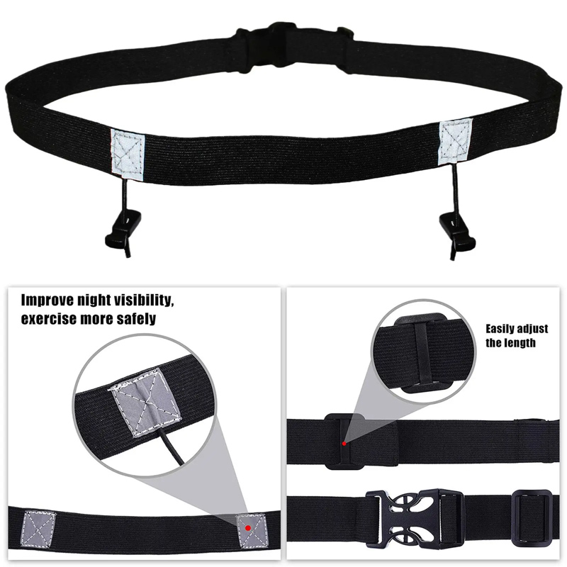 ランニングレースナンバーベルトウエストパックビブホルダートラ - Race Bib のレビューと価格