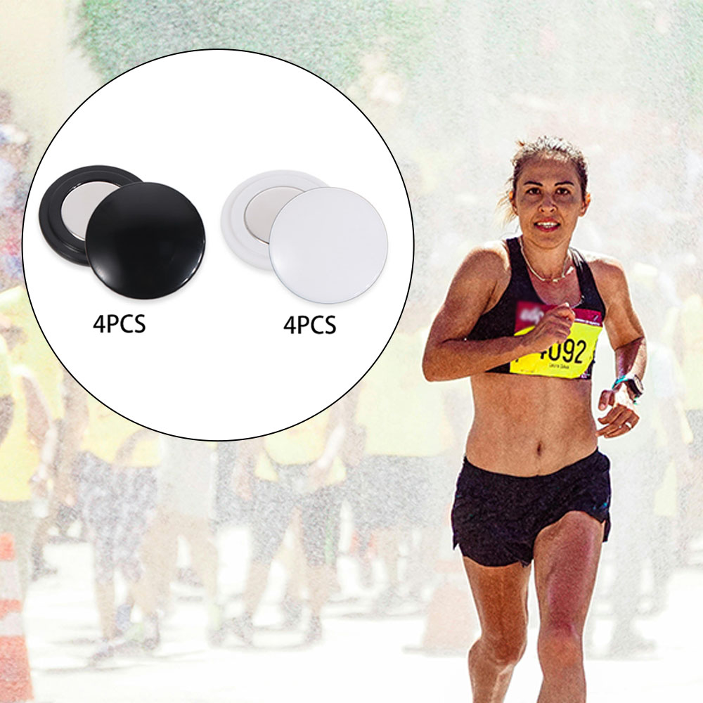 磁石式のレース用ビブホルダー、ベルトに取り付けられる布製バッ - Race Bib のレビューと価格