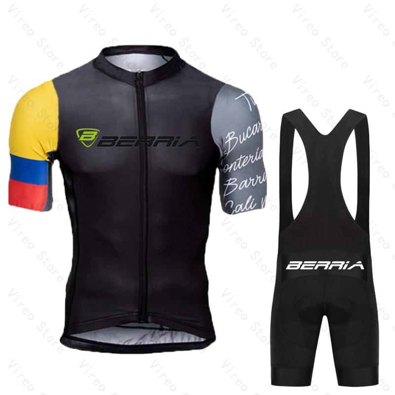 BERRIA 夏サイクリングジャージセット半袖とビブショーツ - Race Bib のレビューと価格