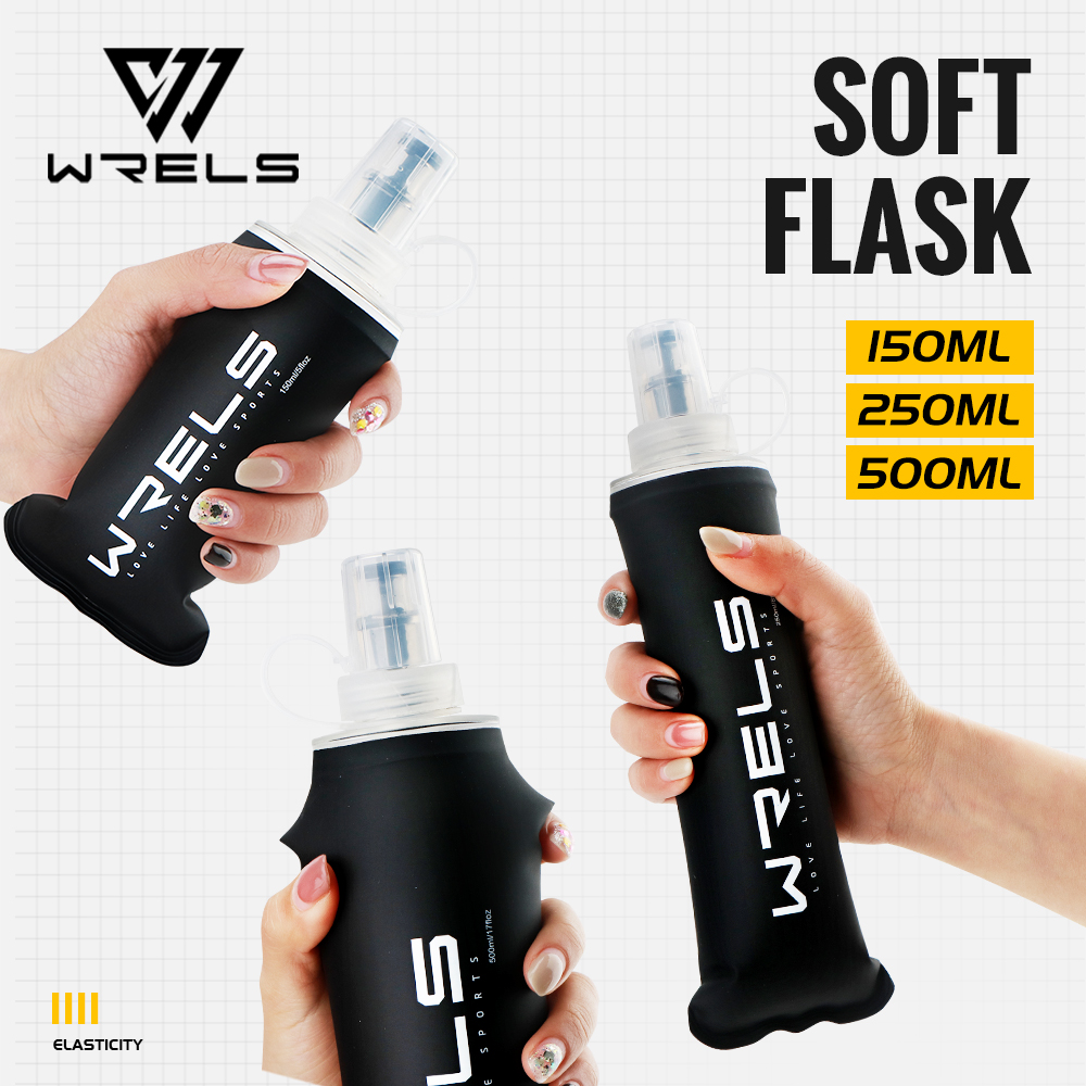 WRELS ソフトフラスク TPU 超軽量 折りたたみ式 B - Hydration Vest のレビューと価格