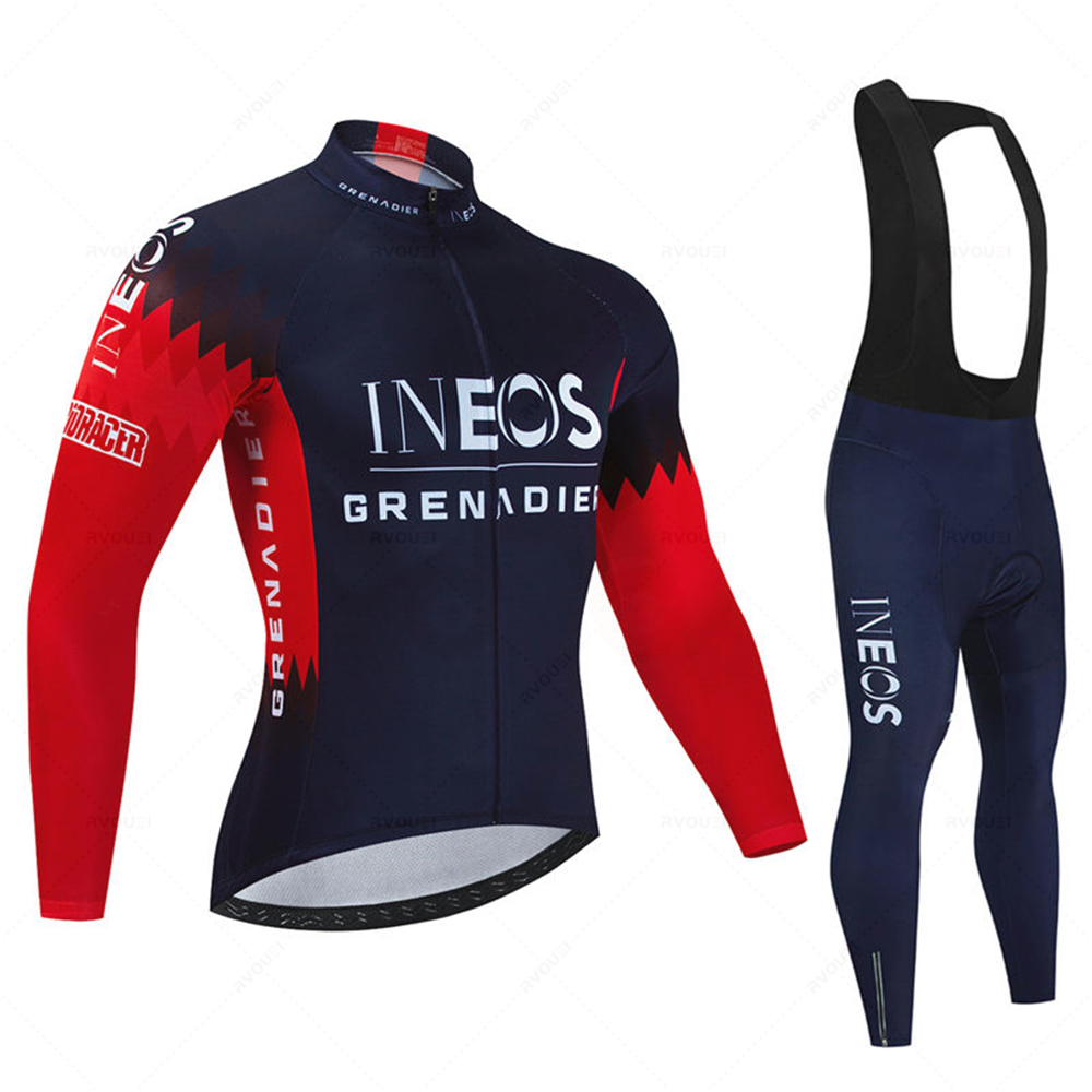 Ineos チーム男性春スポーツサイクリングジャージ秋 Mt - Race Bib のレビューと価格