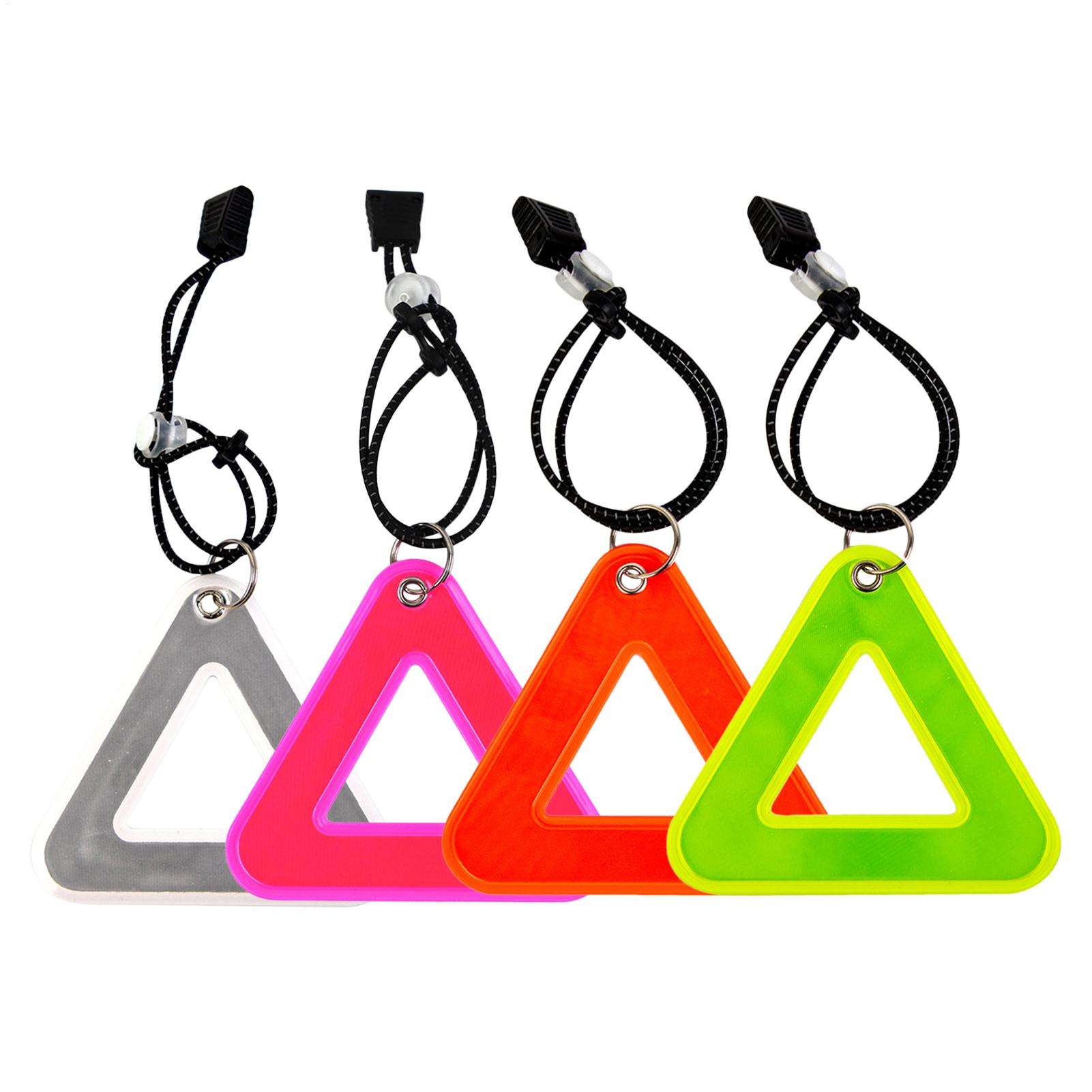 反射ペンダント 高視認性三角形安全自転車用具 夜間ランニング - Running Visibility Gear のレビューと価格