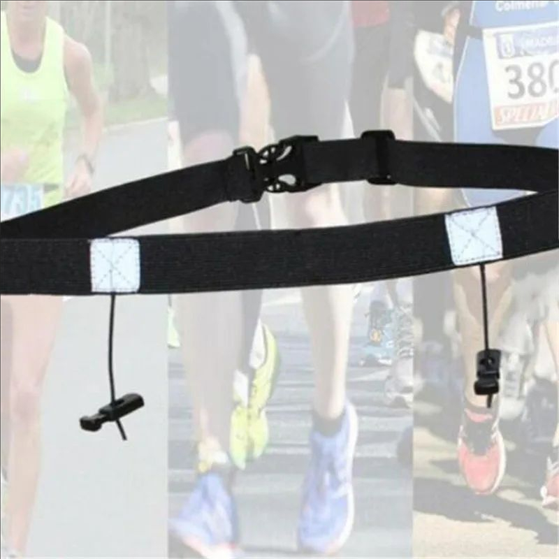 ランニングレースナンバーベルトウエストパックビブホルダートラ - Race Bib のレビューと価格