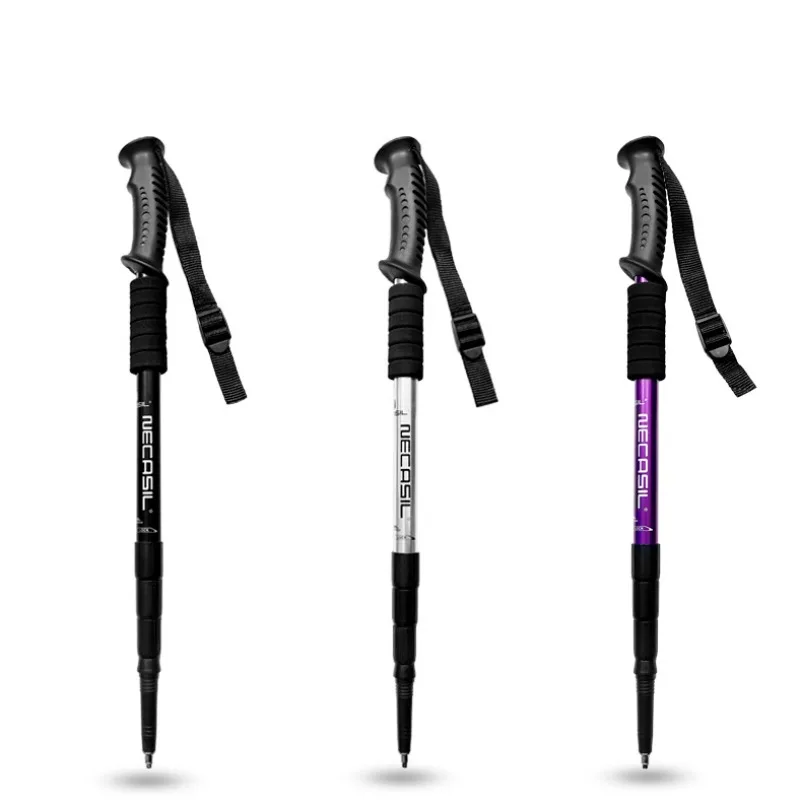 ウォーキングトレッキングポールアンチショック調整可能なノルデ - Trekking Pole Carbon のレビューと価格